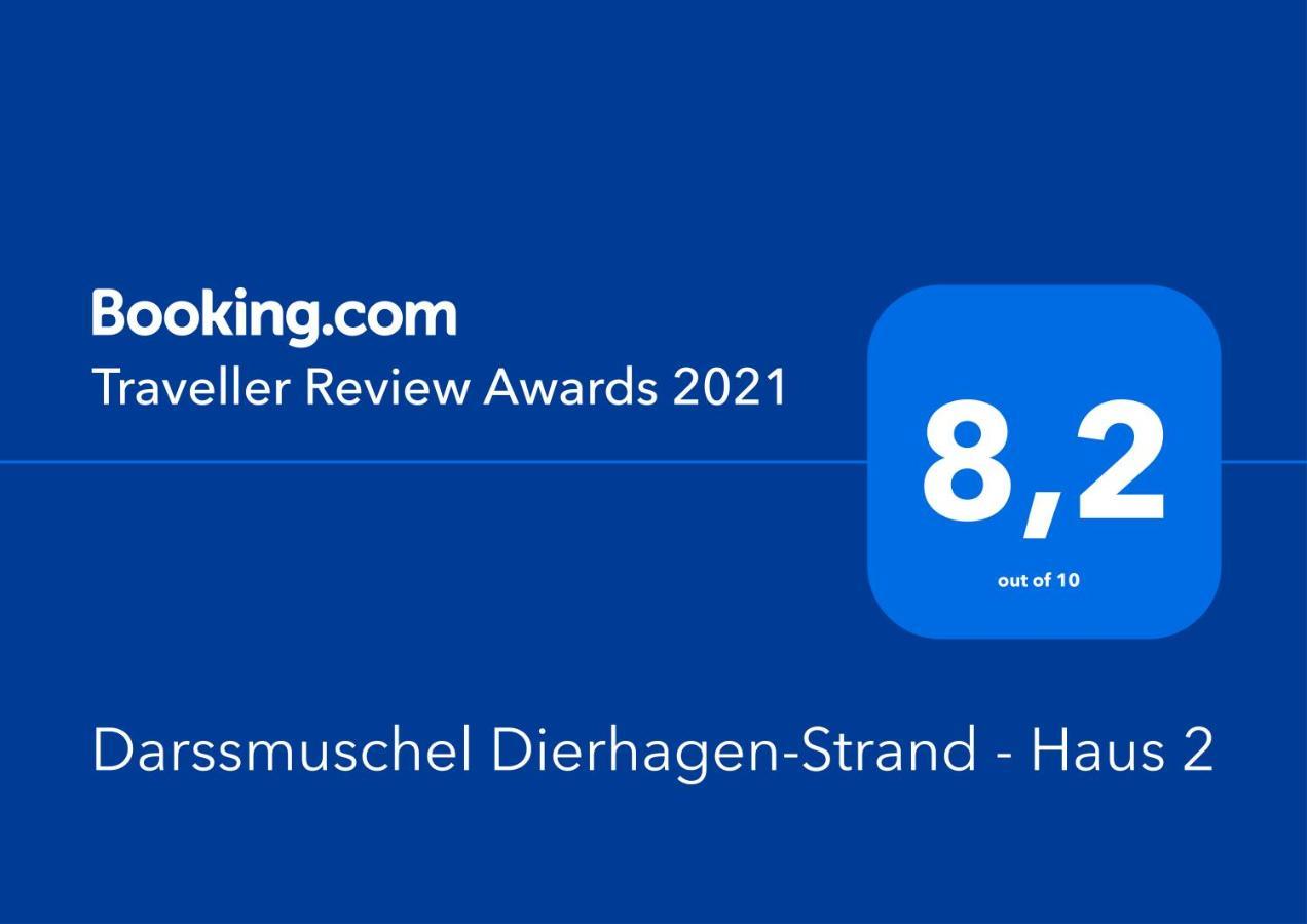 Darssmuschel Dierhagen-Strand - Haus 2 Exterior photo